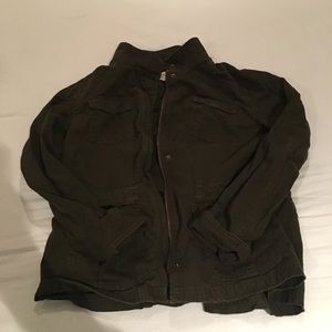 Olive green cargo jacket